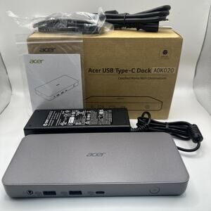 Acer Docking Station,14-in-1 Triple Display USB C Docking Station, 3 Monitors